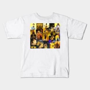 yellow rap collage Kids T-Shirt